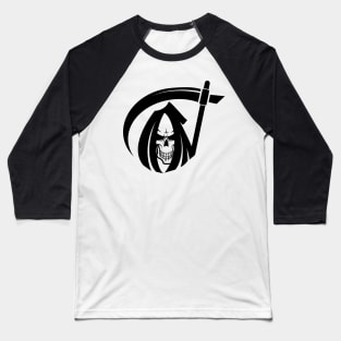 Smiling Skull of Death Baseball T-Shirt